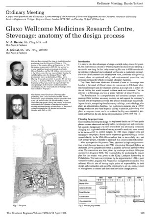 Glaxo Wellcome Medicines Research Centre, Stevenage: Anatomy of the Design Process