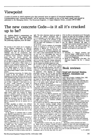 The New Concrete Code - is it all it's Cracked up to be?