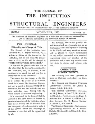 The Journal. Editorship and Change of Title