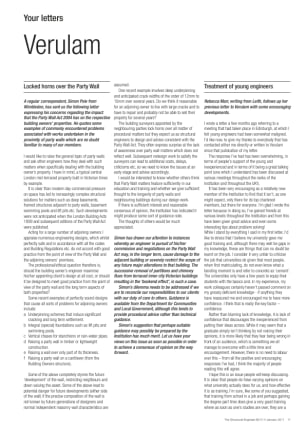 Verulam (readers' letters – January 2011)