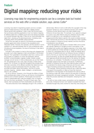 Digital mapping: reducing your risks
