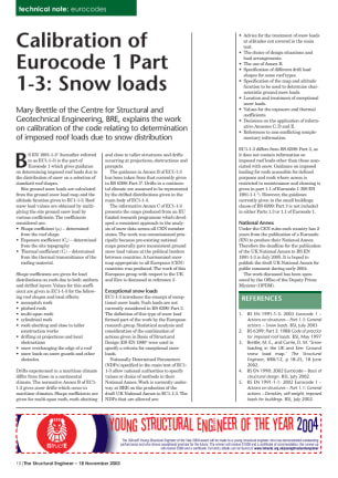 technical note: eurocodes - The Institution of Structural Engineers