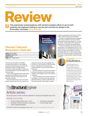 Book review: Precast Concrete Structures (2nd ed.)