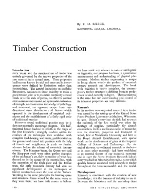 Timber Construction