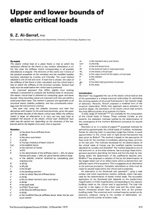 Upper and Lower Bounds of Elastic Critical Loads