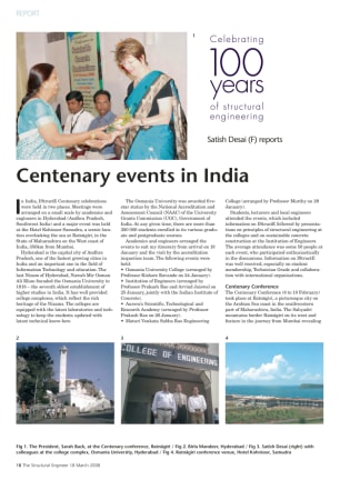 Centenary events in India
