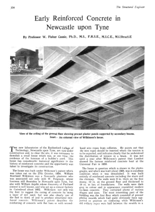 Early Reinforced Concrete in Newcastle upon Tyne