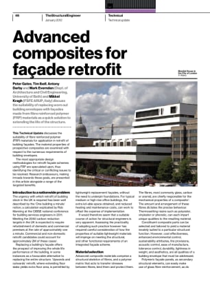 Advanced composites for façade retrofit