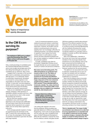 Verulam (readers' letters – March 2017)
