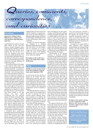 Queries, comments, correspondence and curiosities