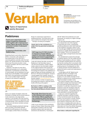 Verulam (readers' letters – January 2013)