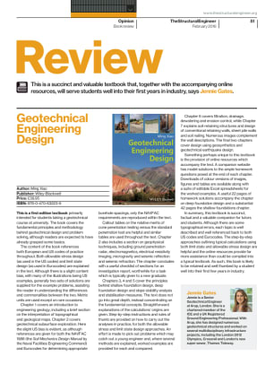 Geotechnical Engineering Design (Book review)