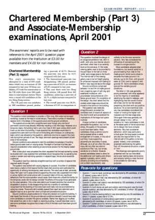 Examiners Report
