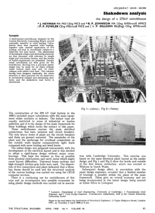 Shakedown Analysis the Design of a 275kV Switchhouse