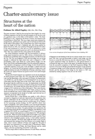 Charter-Anniversary Issue. Structures at the Heart of the Nation
