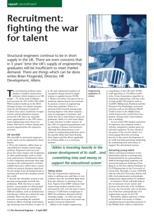 Report: Recruitment: fighting the war for talent