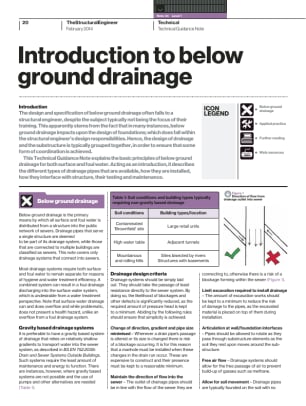 Technical Guidance Note (Level 1, No. 34): Introduction to below ground drainage