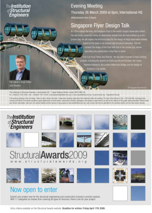 Evening Meeting / Structural Awards 2009 Flyers