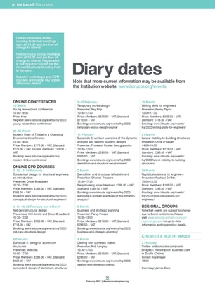 Diary dates (February 2022)