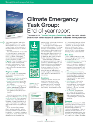 Climate Emergency Task Group: End-of-year report