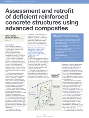 Assessment and retrofit of deficient reinforced concrete structures using advanced composites