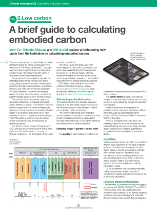 A brief guide to calculating embodied carbon