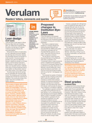 Verulam (readers' letters – July 2022)