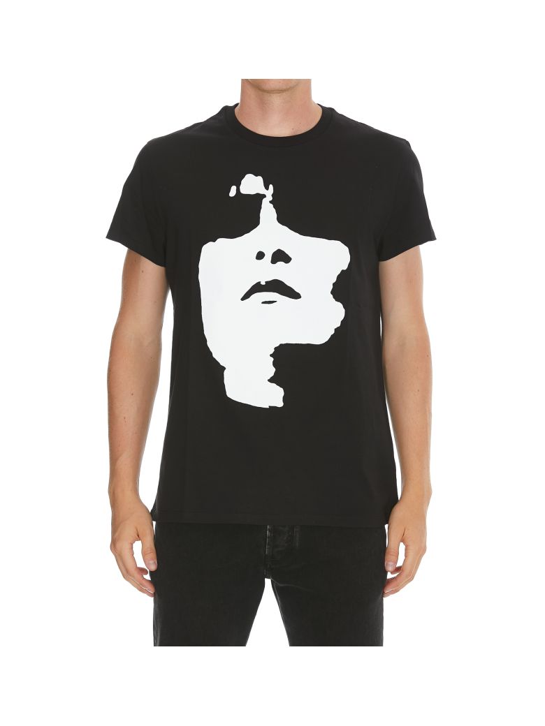 NEIL BARRETT Siouxsie Sioux Face Graphic T-Shirt in Black | ModeSens