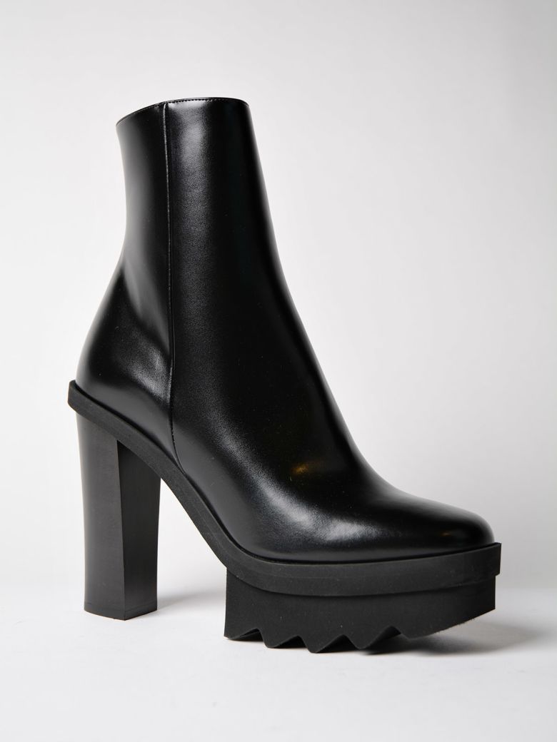 STELLA MCCARTNEY Platform Ankle Boots in Black | ModeSens