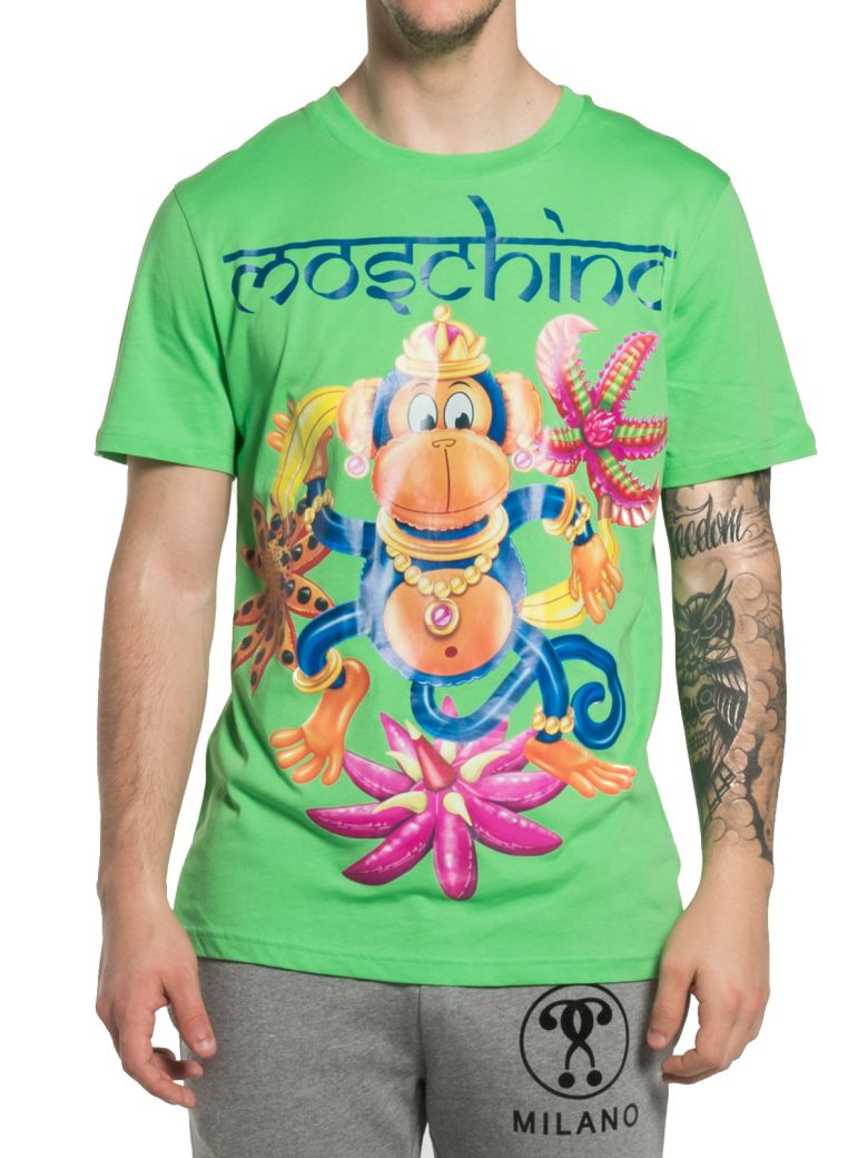 moschino green shirt