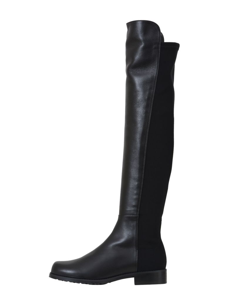 STUART WEITZMAN Color Block Over-The-Knee Boots in Black | ModeSens