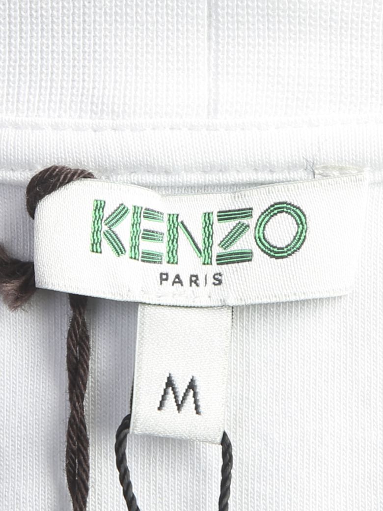 KENZO Signature Logo-Print Short-Sleeve T-Shirt, White | ModeSens