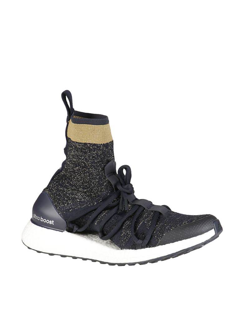 ADIDAS ORIGINALS By Stella Mccartney Ultraboost X Primeknit Mid Sneaker in Dark Blue | ModeSens