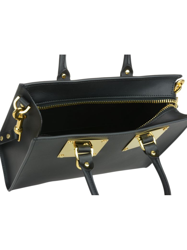 SOPHIE HULME Medium Albion Box Bag in Black | ModeSens