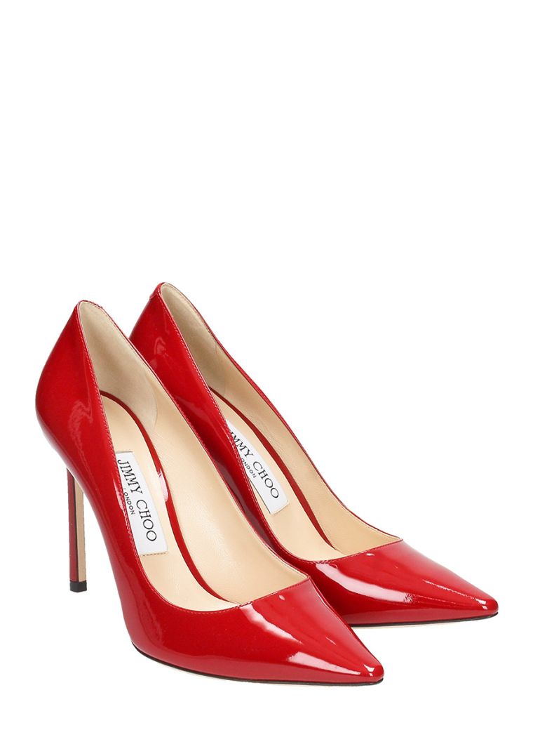 Jimmy Choo - Jimmy Choo Romy 100 Pump - red, Women's High-heeled shoes