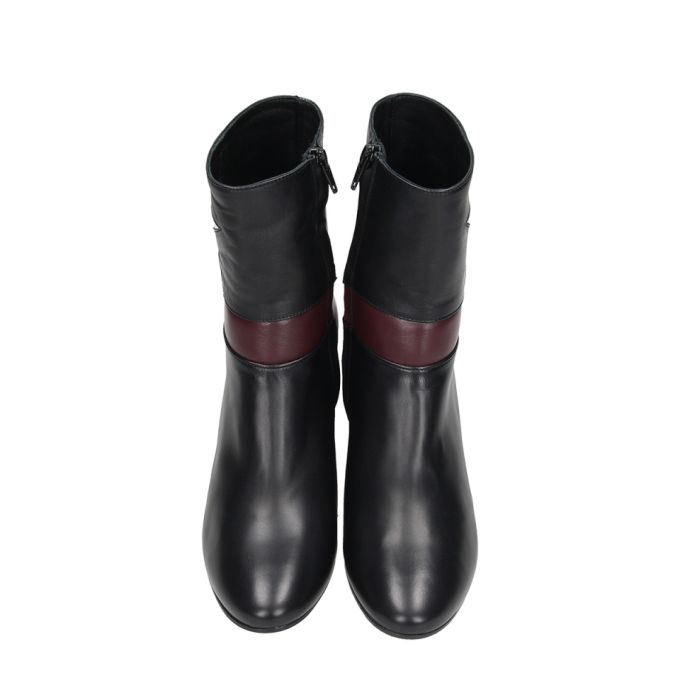 Marc Ellis Star Black Leather Boots展示图