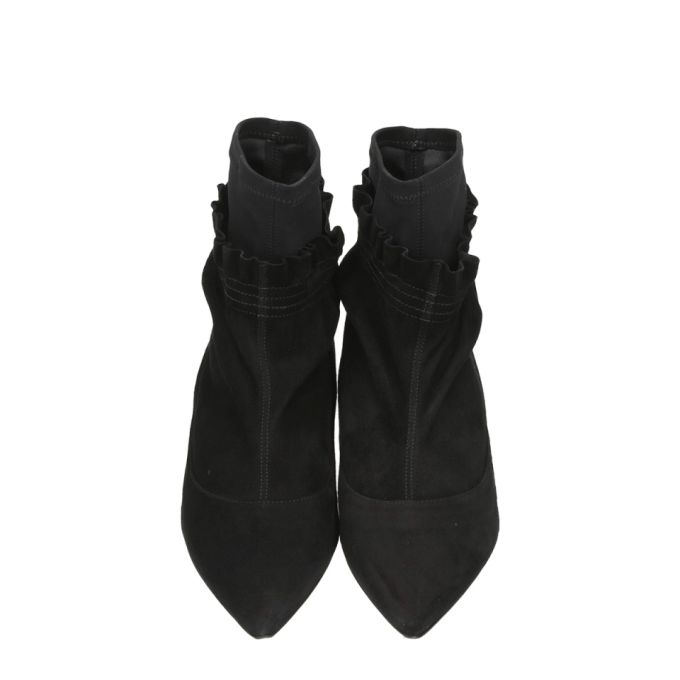 Benedetta Boroli Black  Sock Ankle Boots展示图