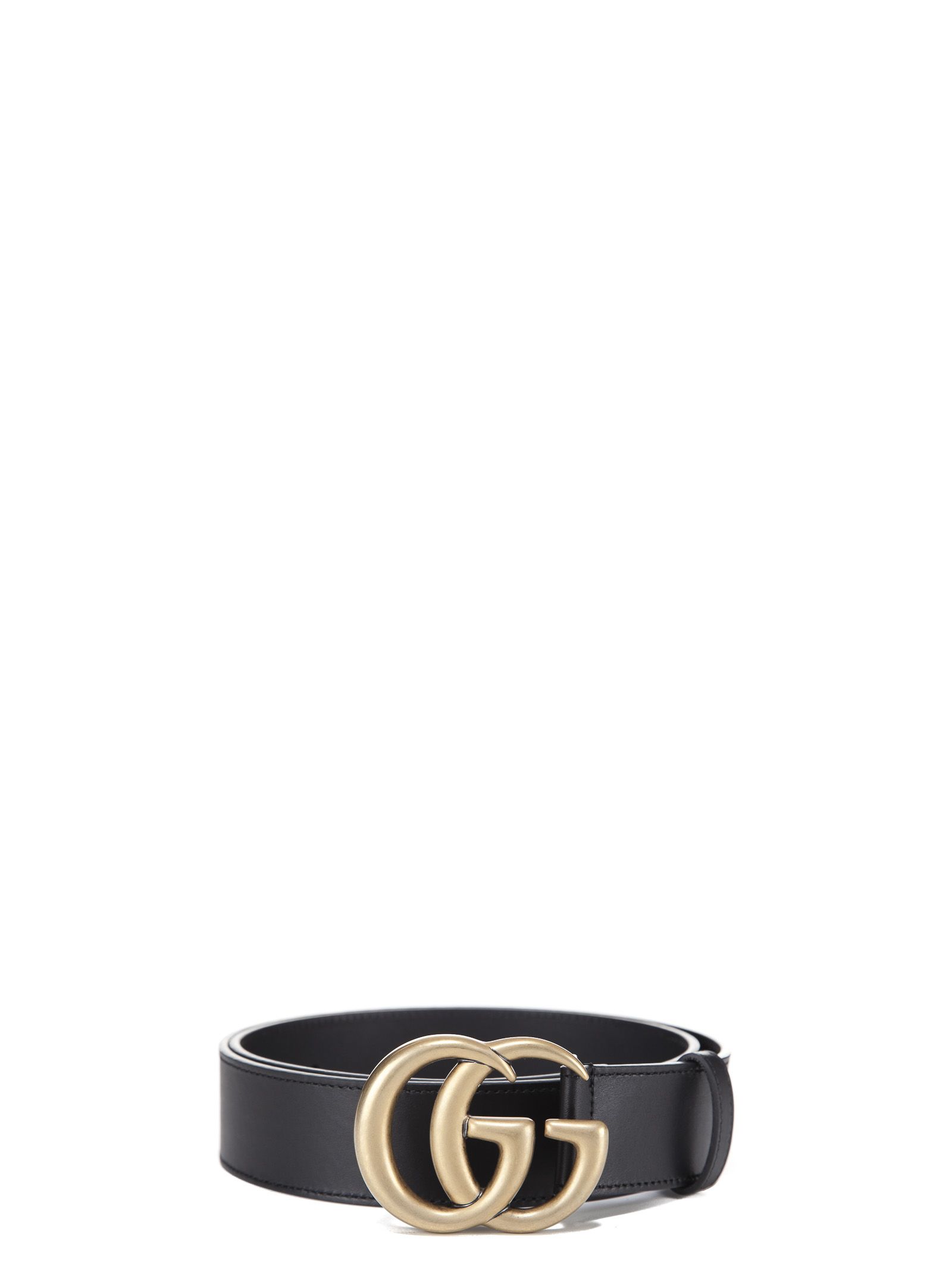GUCCI 40Mm Gg Marmont Leather Belt, Black | ModeSens