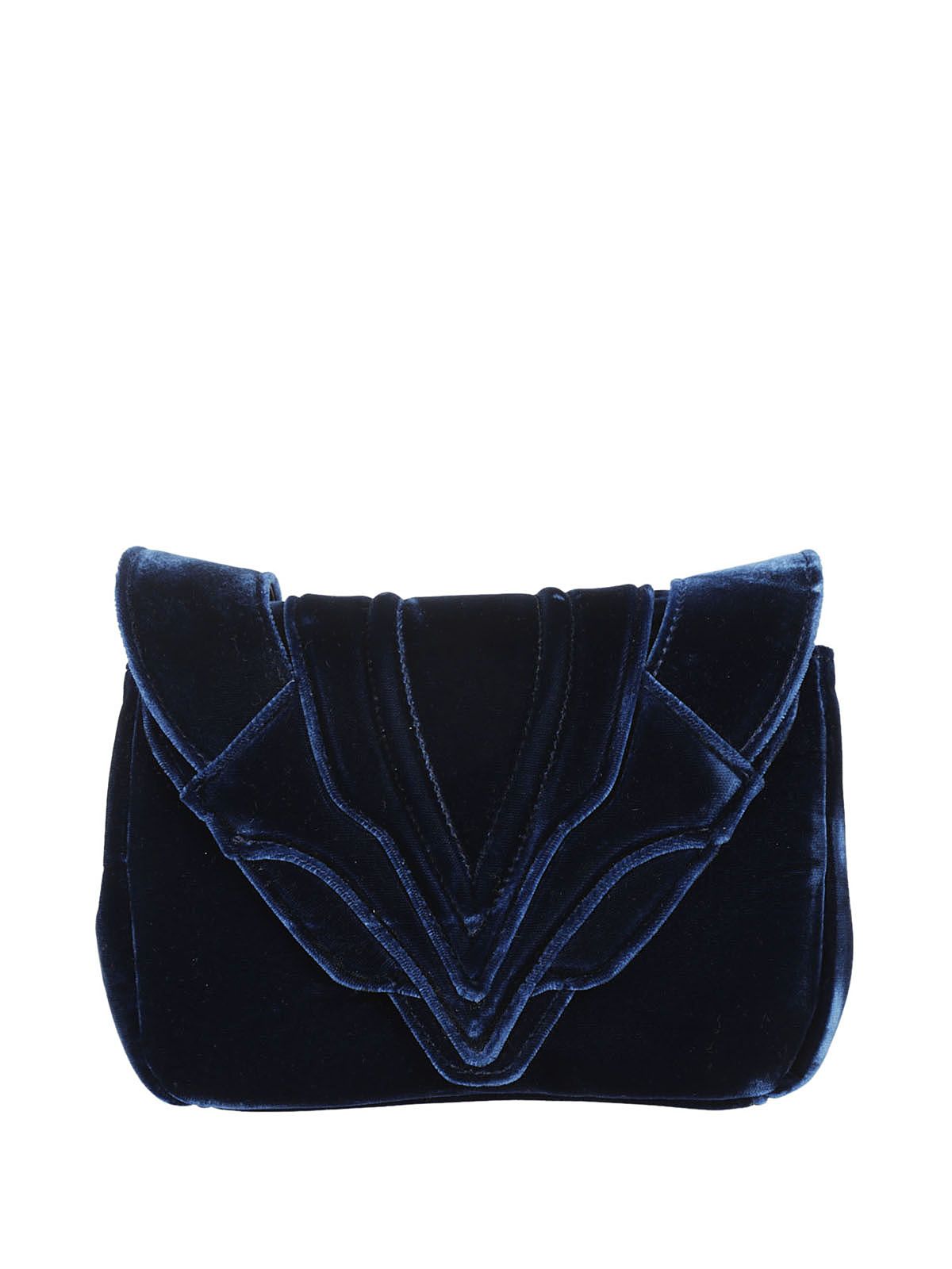Elena Ghisellini Felix Shoulder Bag In Blue | ModeSens