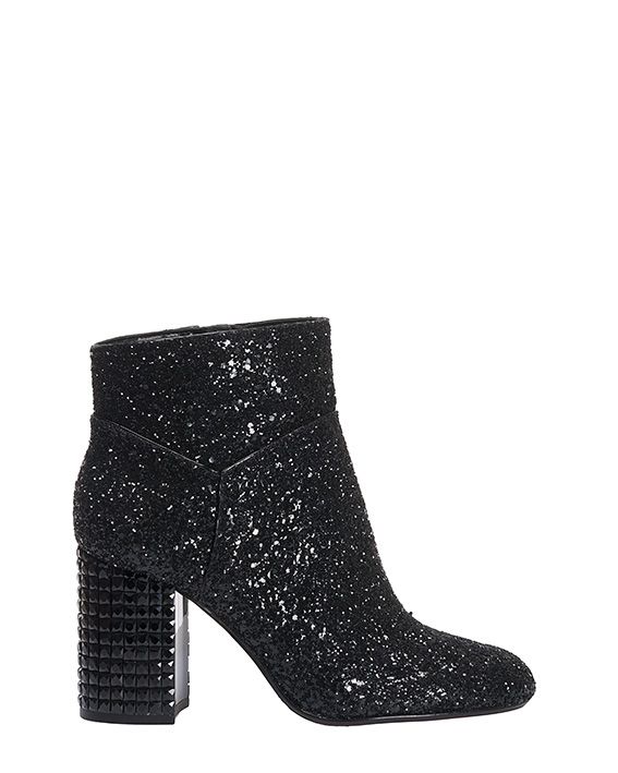Michael Kors - Michael Kors Glitter Ankle Boots - Black, Women's Boots ...