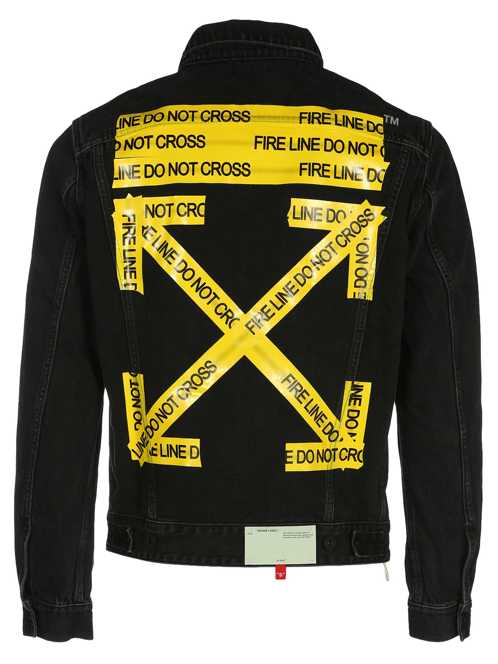 off white firetape jacket
