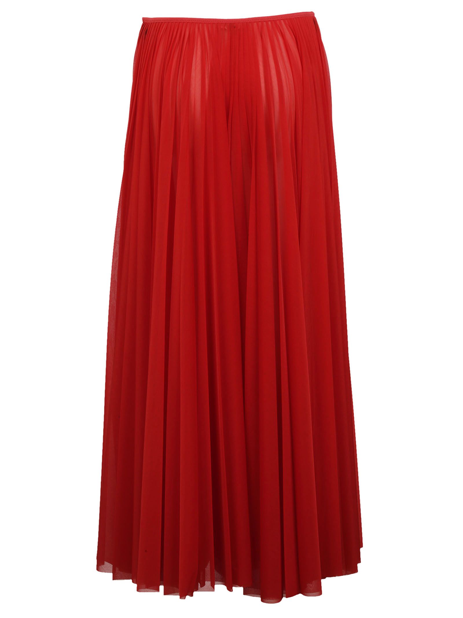 Celine - Celine Pleated Skirt - Red, Women's Skirts | Italist