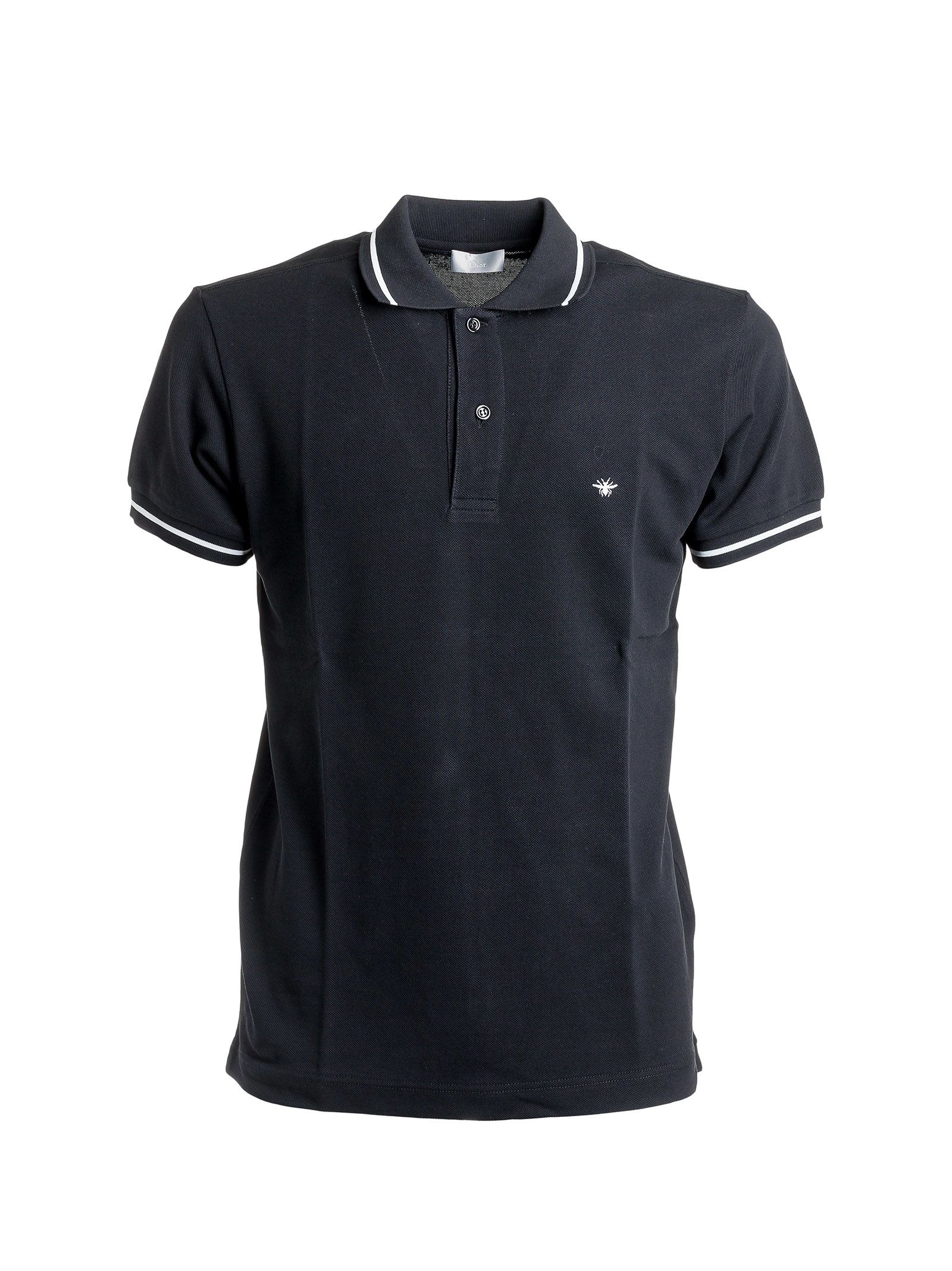 polo tshirt in black