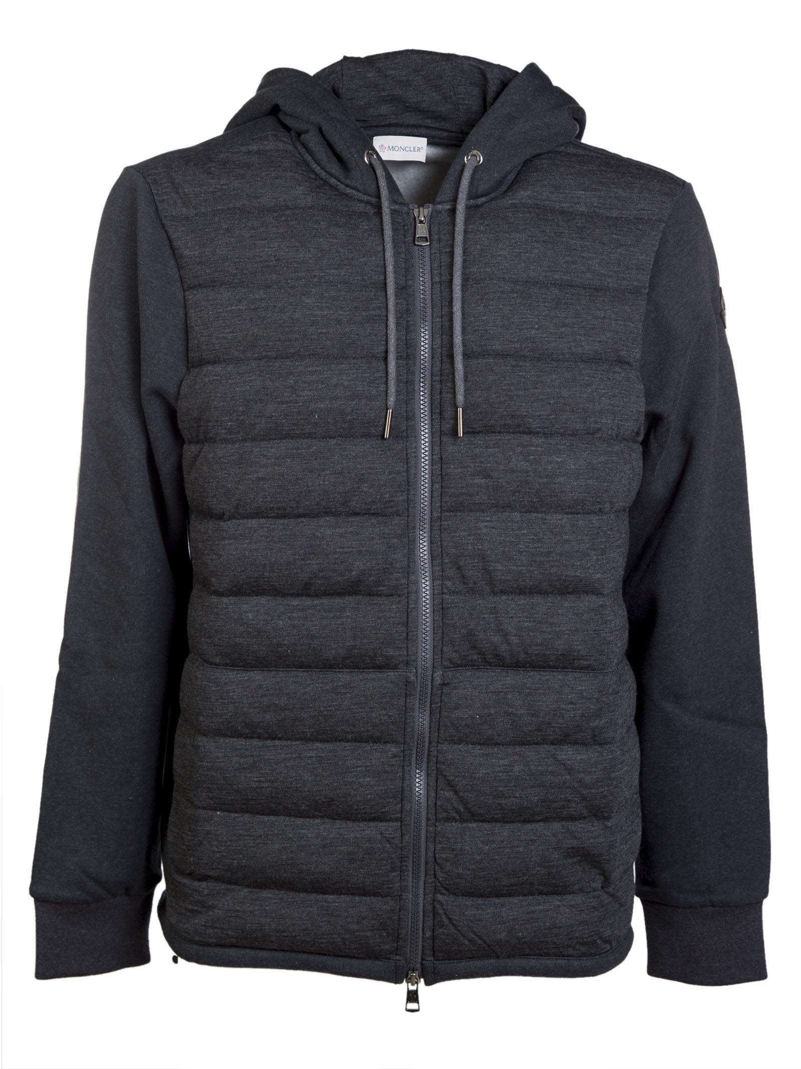 Moncler - Moncler Classic Padded Jacket - Grigio, Men's Down Jackets ...