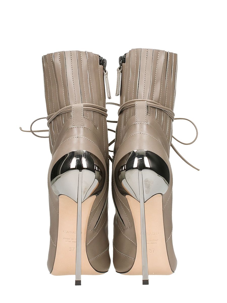 Casadei - Casadei Techno Blade Ankle Boots - taupe, Women's Boots | Italist