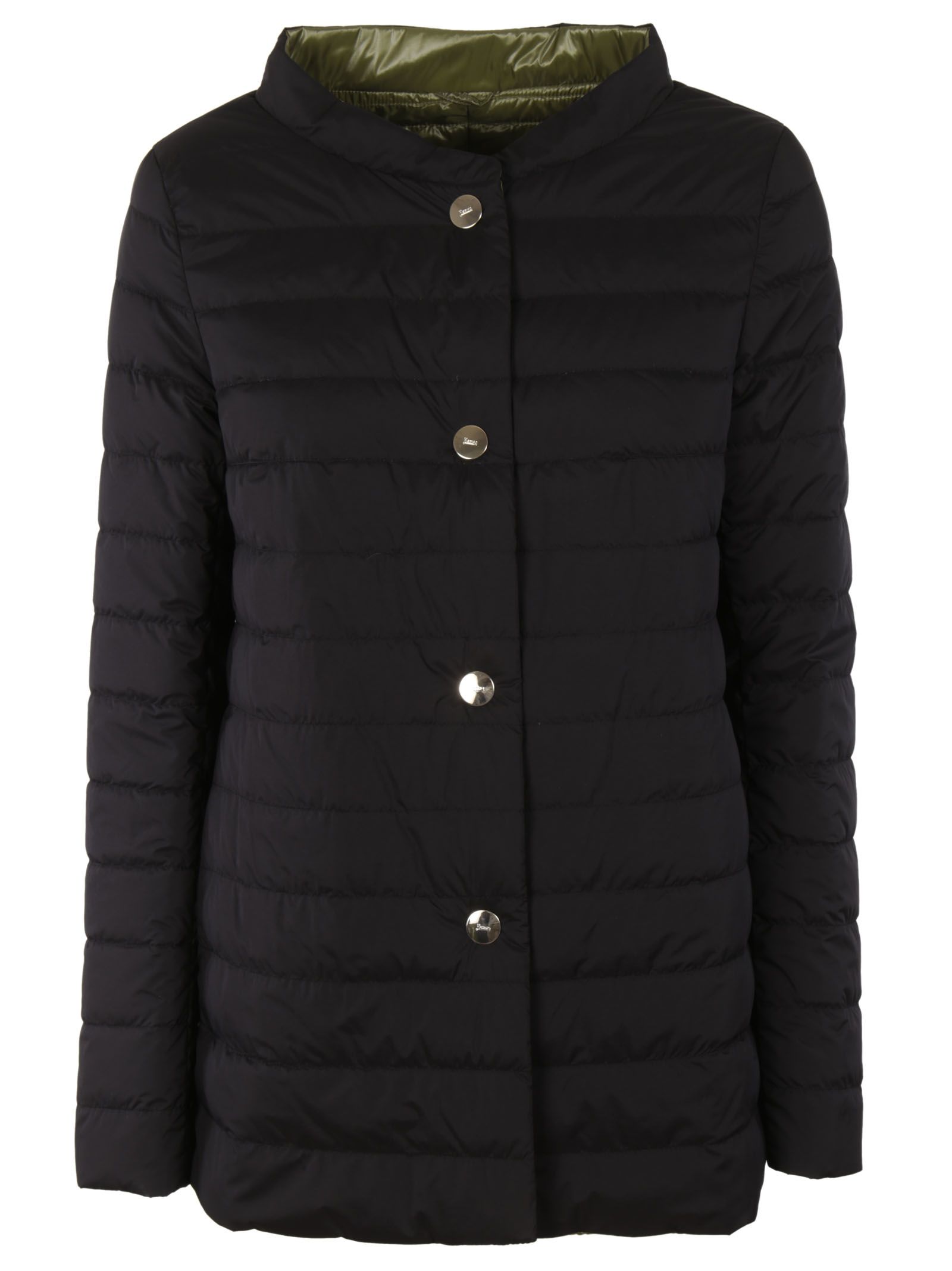 Herno - Herno Reversible Padded Jacket - Black, Women's Coats | Italist