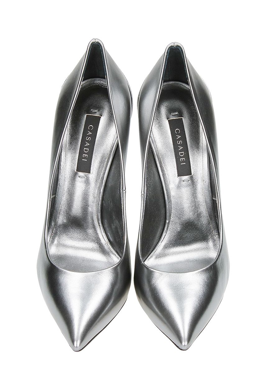 Casadei - Casadei Blade Pump - silver, Women's High-heeled shoes | Italist