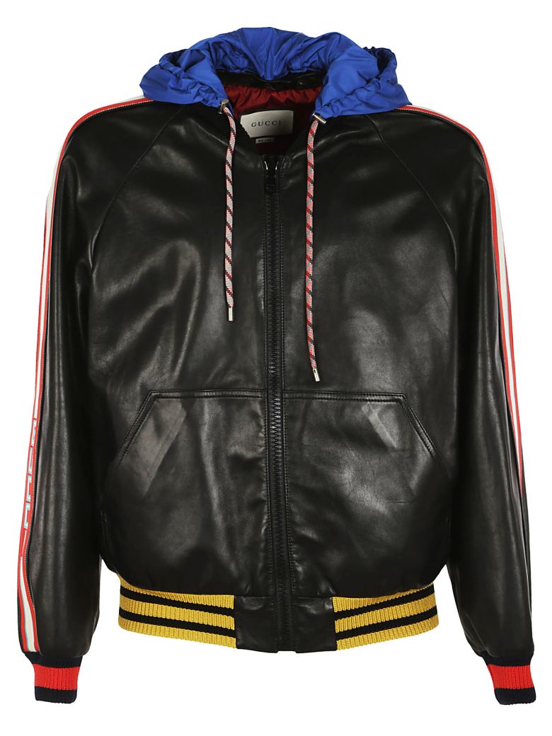 GUCCI HOODED BOMBER JACKET,10602134