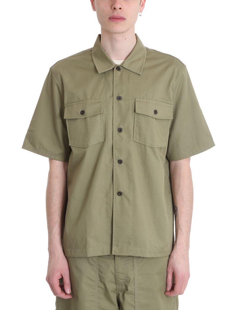 OUR LEGACY GREEN COTTON SHIRT,10573040