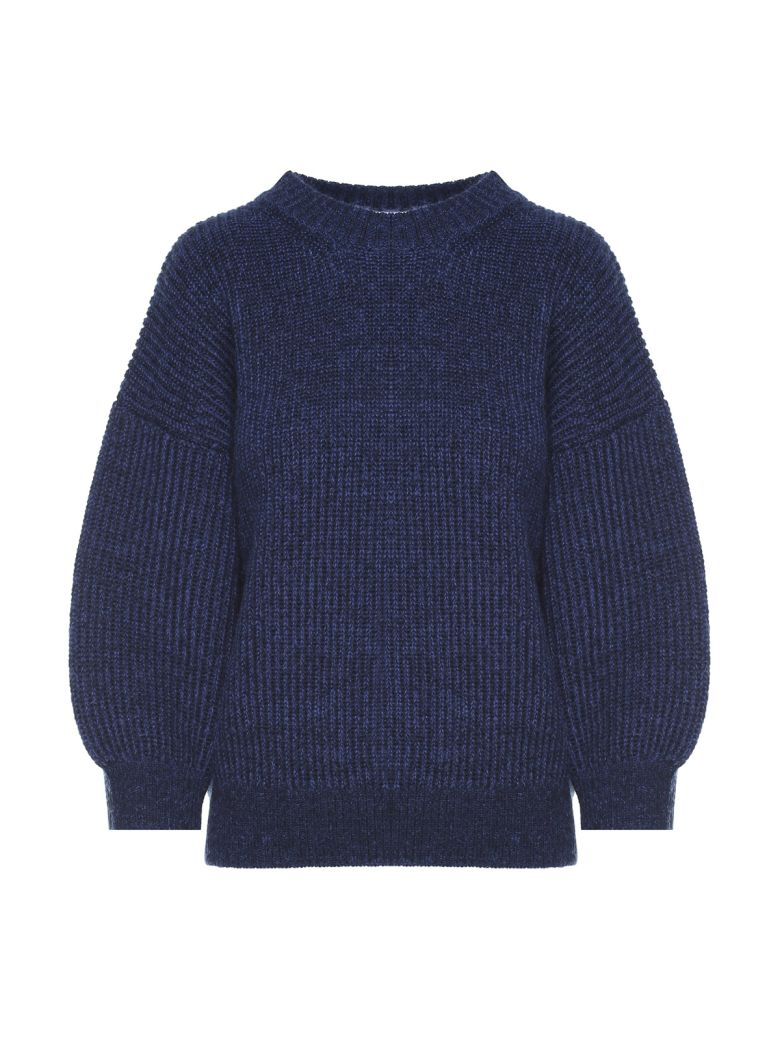 3.1 PHILLIP LIM / フィリップ リム PUFF-SLEEVE WOOL AND MOHAIR-BLEND SWEATER,10629080